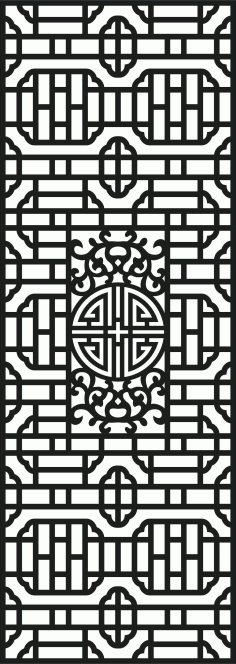 Modern Privacy Partition Panel Lattice For Laser Cut Free Vector File, Free Vectors File