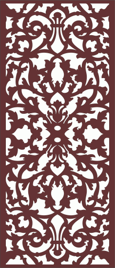 Modern Privacy Partition Panel Room Divider Pattern For Laser Cut Free Vector File