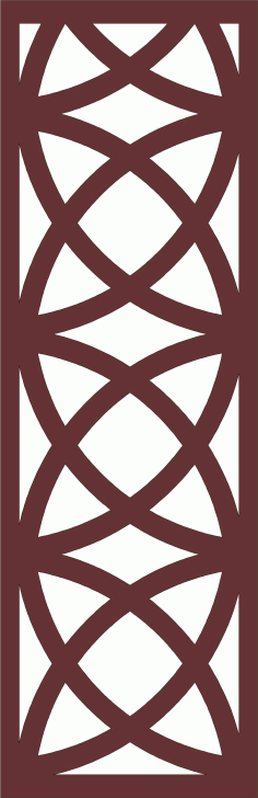 Modern Privacy Partition Panel Room Divider Pattern For Laser Cutiing Free Vector File