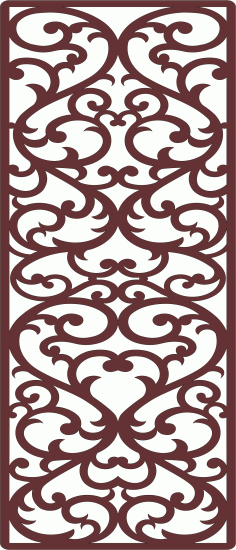 Modern Room Dividers Pattern For Laser Cut Free Vector File