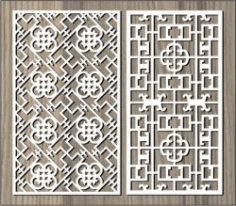 Money Flower Shaped Partition For Laser Cut Cnc Free Vector File
