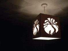 Moon Hare Lamp Template Free Vector File