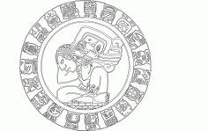 Myan Logo Free DXF File