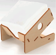 Napkin Holder For Laser Cut Free DXF File
