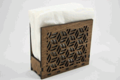 Napkin Holder Laser Cut Template Free DXF File
