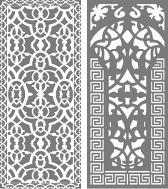 New Panel Screen Room Dividers For Laser Cutting Free DXF File
