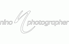 Nino Photographer Logo Free DXF File
