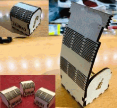 Noel Box For Laser Cut Cnc Free DXF File