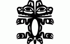 North Western Wolf Free DXF File