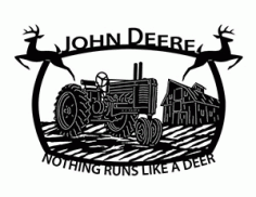 Nothing Runs Like A Deer Free DXF File