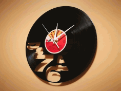 Numeri Tagliati Clock Free DXF File