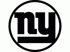 Ny Logo Free DXF File