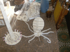 Octopus Model Flat Free DXF File