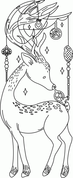Olen Podsvetka Kltscharjan Free DXF File