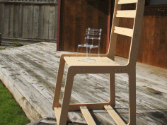 One Day Chair Free DXF File