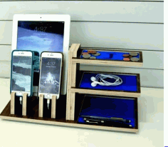 Organizer Stand For Devices Free Vector File