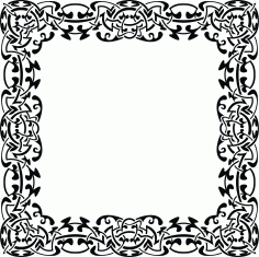 Ornament Stencil Seamless Pattern For Laser Cut Free Vector File