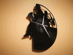 Orologio Vinile Blues Jazz Clock Free DXF File