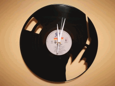 Orologio Vinile Disco Lp Clock Free DXF File