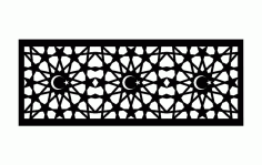 Osmanl Seperator Pattern Free DXF File