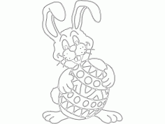 Osterhase (rabbit) Free DXF File