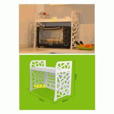 Oven Wooden Shelf Template Free DXF File