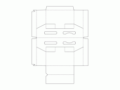 Package Box Free DXF File