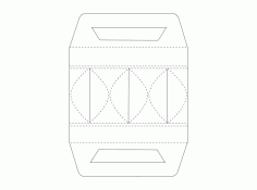 Packaging Box Template Free DXF File