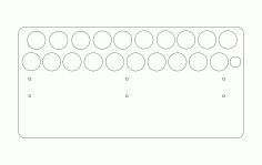 Paintcan Holder Free DXF File
