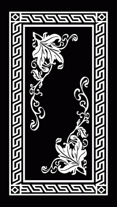 Panel Decor 1177 Free DXF File