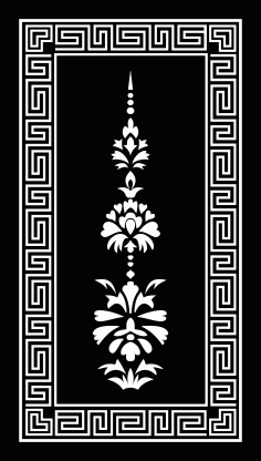 Panel Decor 1178 Free DXF File