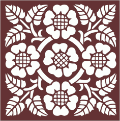 Panel Jali Room Divider Seamless Design For Laser Cut Free Vector File