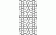 Panel Pattern Design Free DXF File