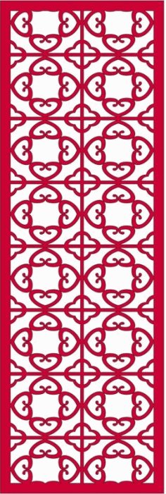 Panel Pattern Free DXF File