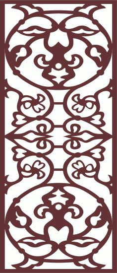 Panel Room Divider Seamless For Laser Cutting Free DXF File