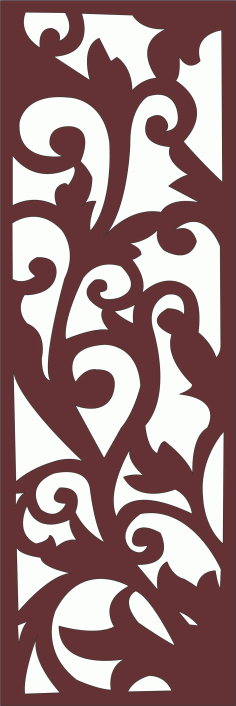 Panels Jali Room Divider Pattern Free DXF File