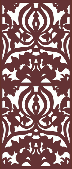 Panels Screen Room Divider Pattern For Laser Cutting Free DXF File