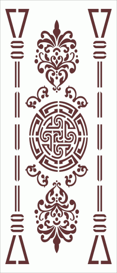 Panels Screen Room Divider Seamless Design For Laser Cut Free Vector File