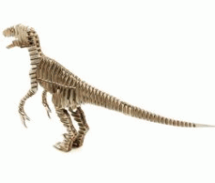 Paper Dinosaur For Laser Cut Free DXF File