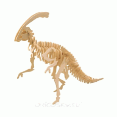 Parasaurolophus 3d Puzzle Free DXF File