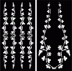 Pattern Arabic Baffles For Laser Cut Cnc Free DXF File