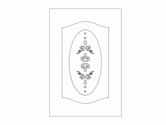 Pattern Design Doors Free DXF File
