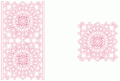Pattern Orn Uzb 01 Free DXF File
