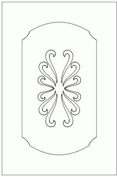 Pattern Room Divider Free DXF File