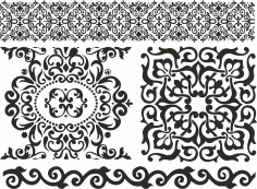 Pattern Screen Panel 1475 Free Vector File
