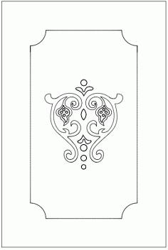 Patterns For Door Free DXF File