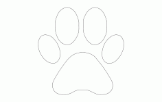 Paw Free DXF File