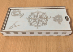 Pencil Case Sliding Lid Wooden Box For Laser Cut Free Vector File