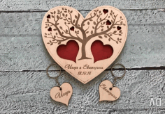 Pendant Keychain Souvenir Gift For Laser Cut Free Vector File