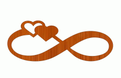 Personalized Infinity Heartwood Free Vector File